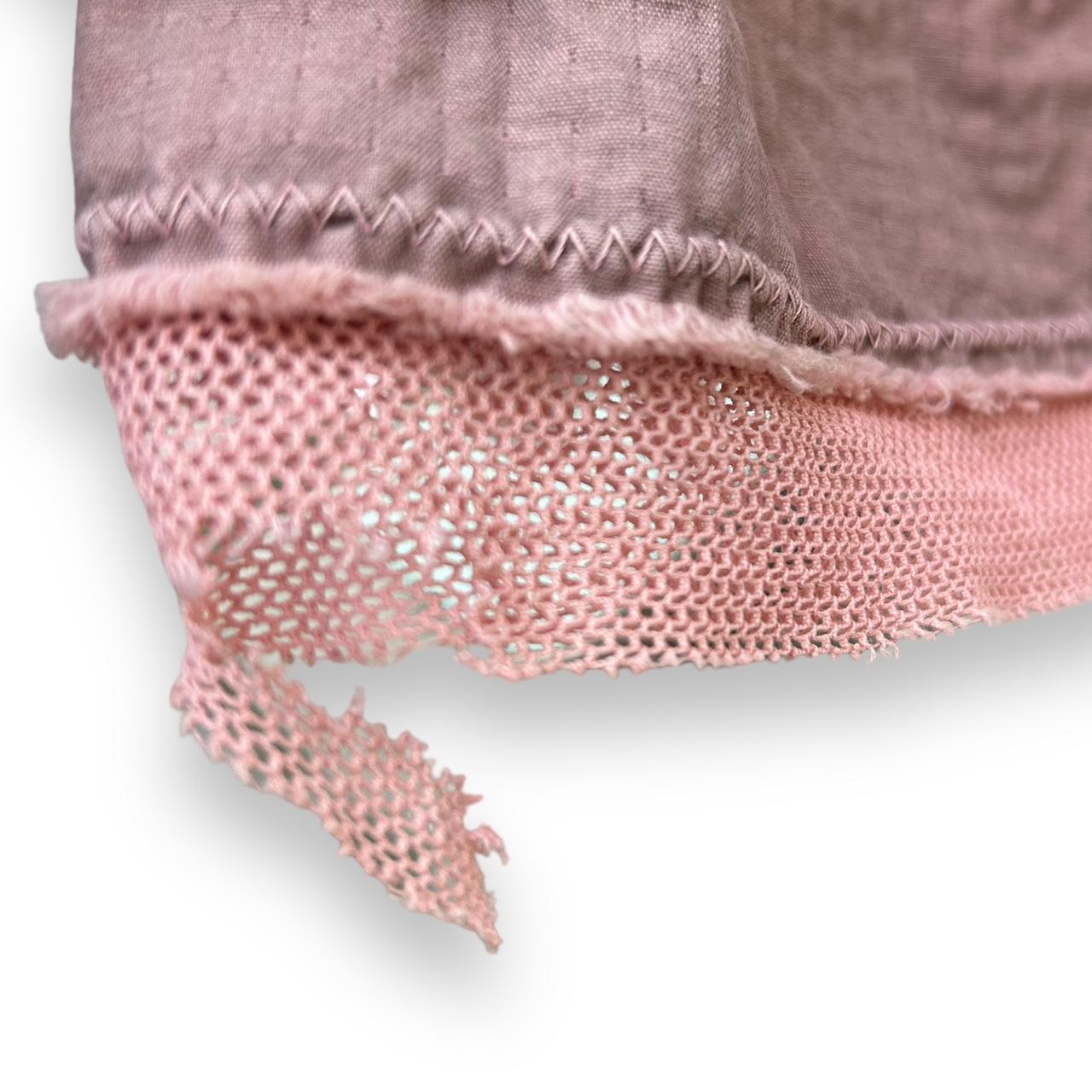 y2k chocolate shabby chic skirt L