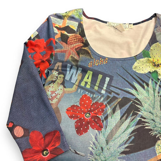 y2k Hawaii t-shirt M