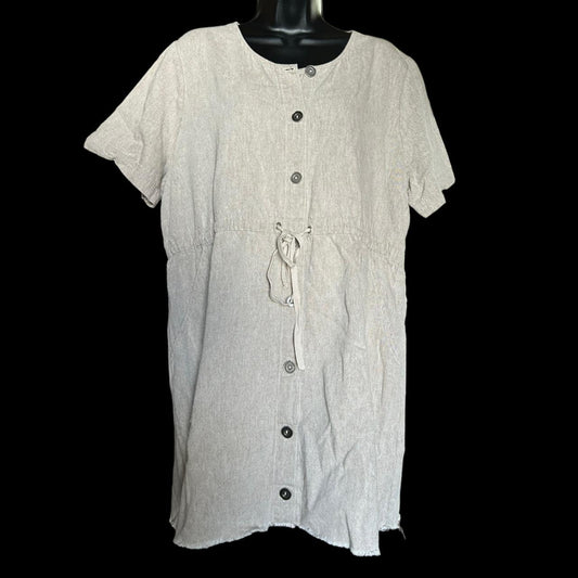 90s button front dress 16