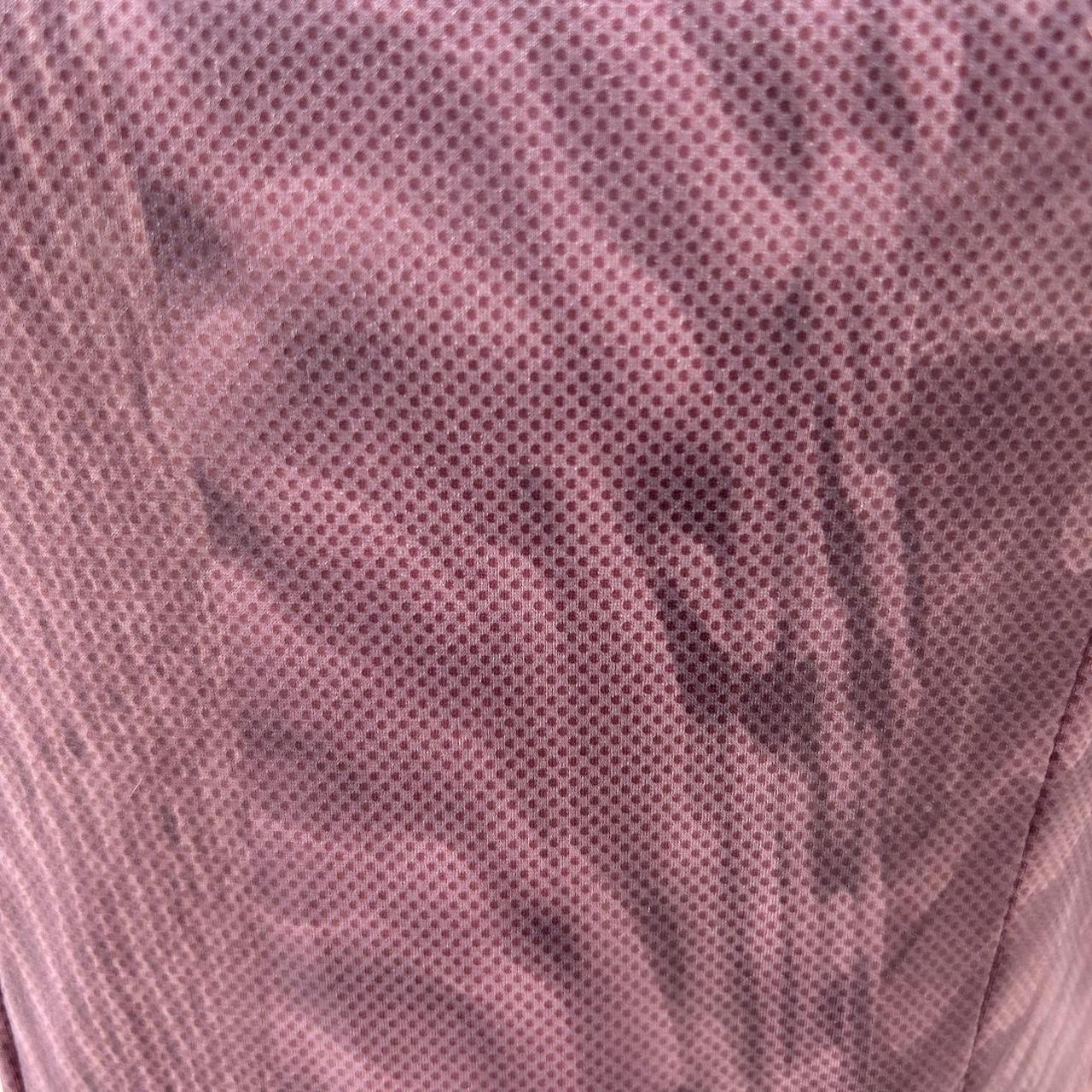 90s vintage purple psychedelic print midi dress S